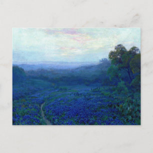 Postal Onderdonk - Camino a través de un campo de bluebon