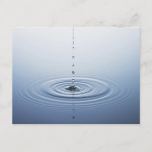 Postal Ondulación en el agua