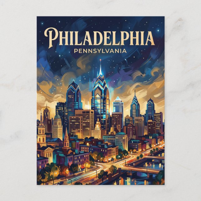 Postal One Liberty Place EE. UU. (Anverso)