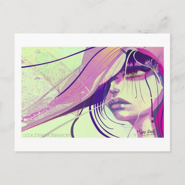 Postal Only Half Crazy Postcard (Anverso)