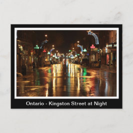 Postal Ontario, calle Kingston de noche