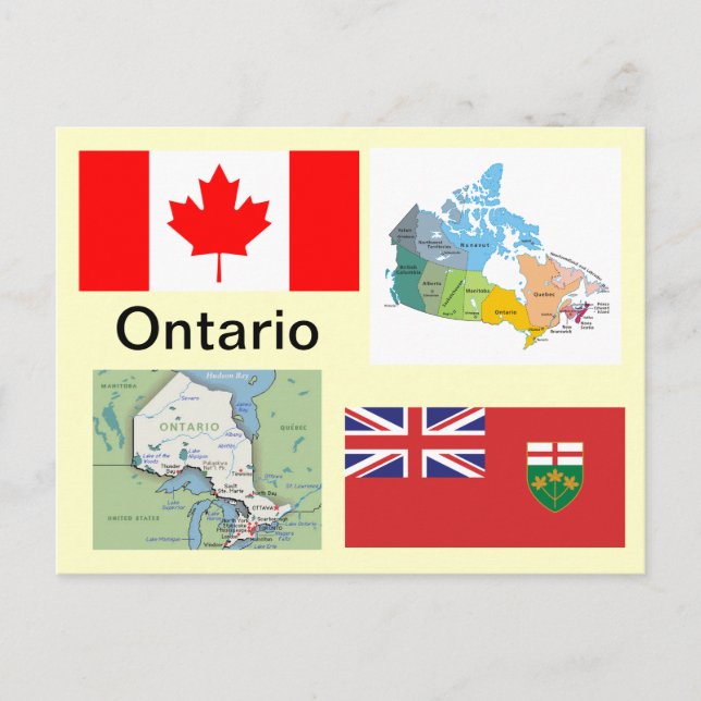 Postal Ontario Canadá (Anverso)