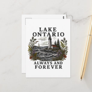 Postal Ontario Lago Siempre Y Por Siempre