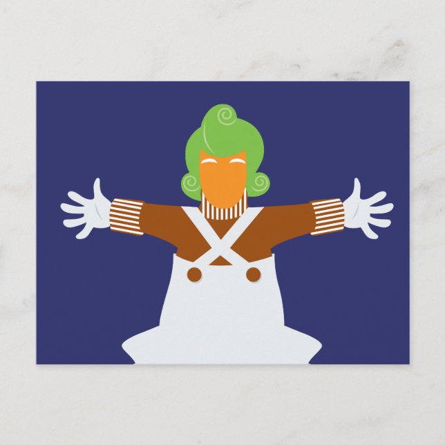 Postal Oompa Loompa A La Salida De Armas (Anverso)