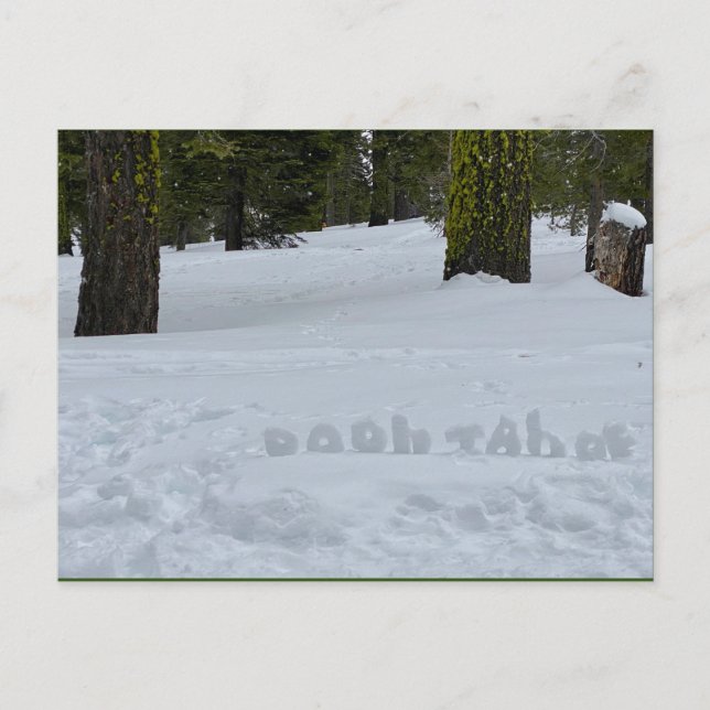 Postal Oooh Tahoe (Anverso)