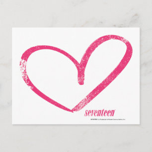 Postal OpenHeart Magenta