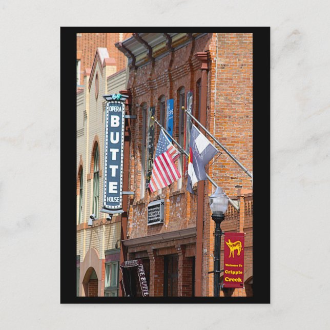 Postal Ópera Butte, Colorado (Anverso)