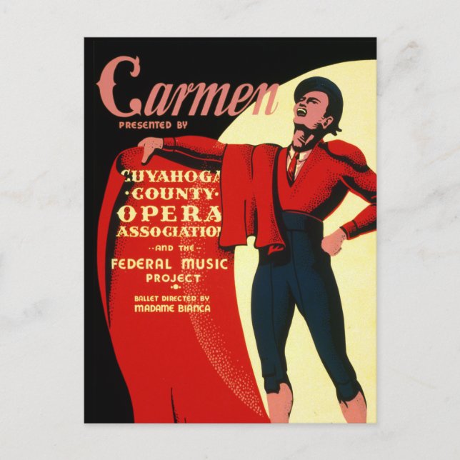Postal Ópera Carmen