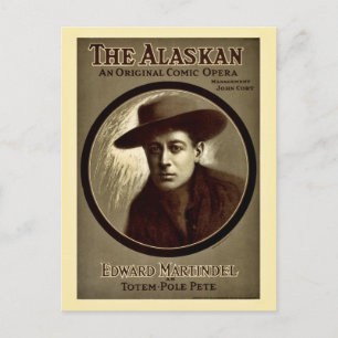Postal Ópera cómica poster musical de Alaska