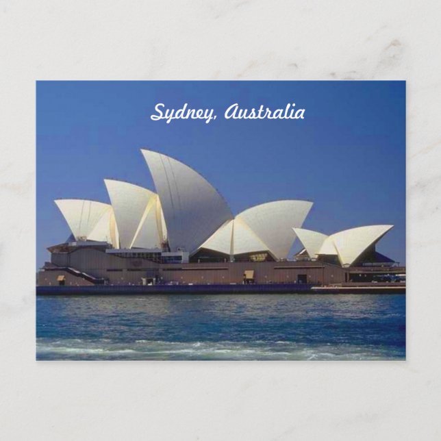 Postal Ópera de Australia en Sydney (Anverso)