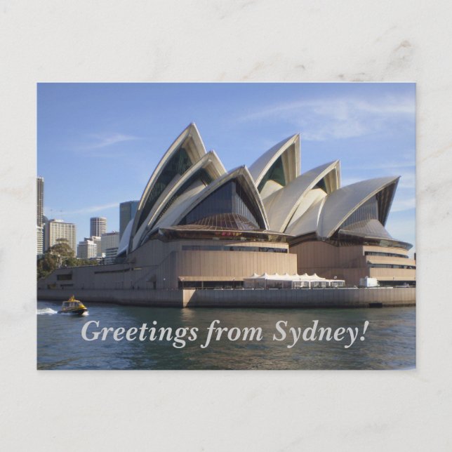 Postal Ópera de Sidney (Anverso)