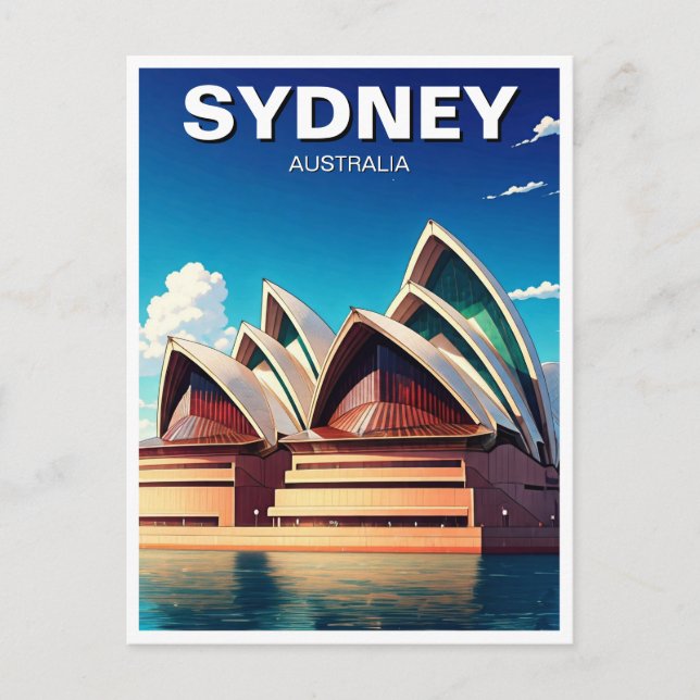 Postal Ópera de Sídney Australia (Anverso)