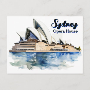 Postal Ópera de Sidney: Elegancia icónica junto al puerto