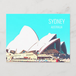 Postal Ópera de Sídney Impresión sobre viajes en Australi