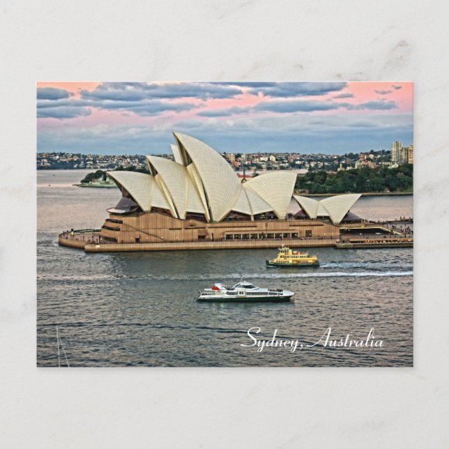 Postal Ópera de Sídney - Sydney, Australia Postcard (Anverso)