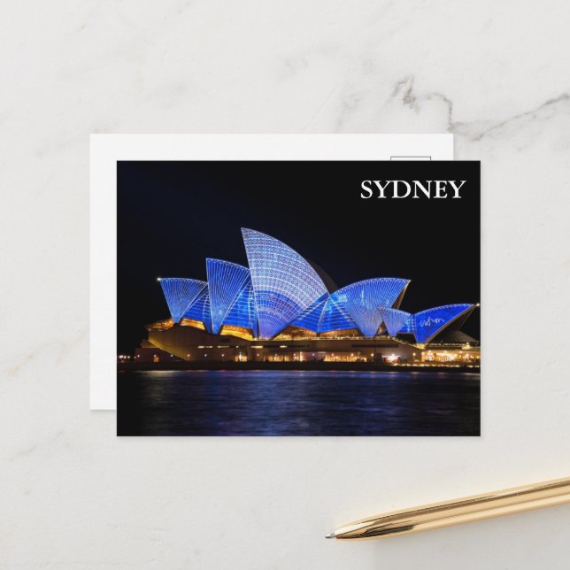 Postal Ópera de Sydney, Harbo Australia (Anverso/Reverso In Situ)