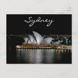 Postal Ópera de Sydney, por Night, Australia, Foto