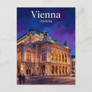 Postal Ópera Estatal de Viena Austria