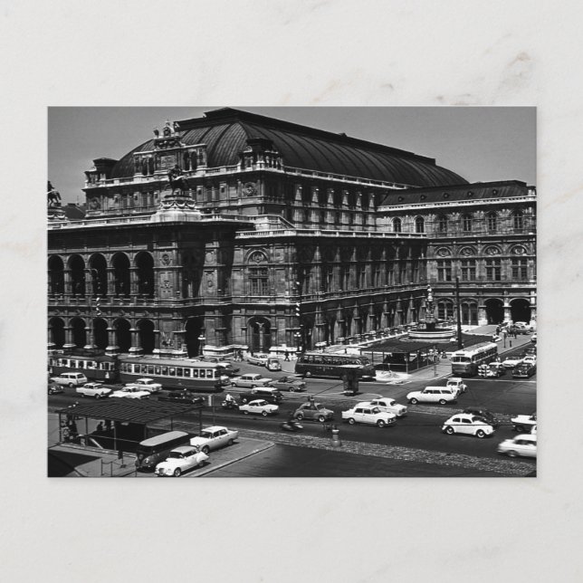 Postal Ópera estatsoper de Viena (Anverso)