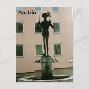 Postal Ópera Papageno La flauta mágica, Salzburgo, Austri