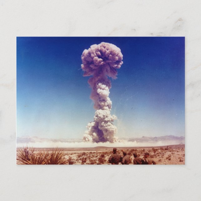 Postal Operación de ensayo de armas nucleares Buster-Jang (Anverso)