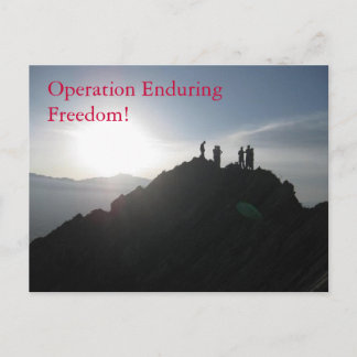 Postal ¡Operación Libertad Duradera!