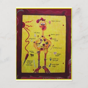 Postal Operación Pollo de goma