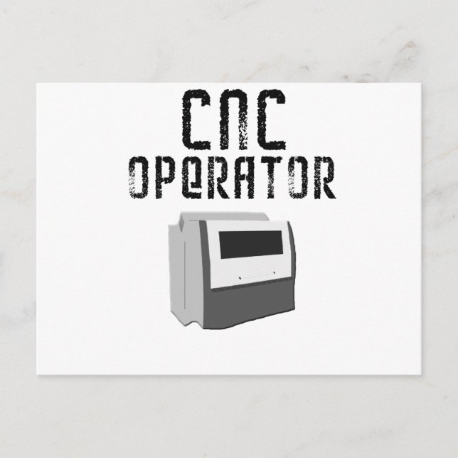 Postal Operador de CNC Tornero (Anverso)