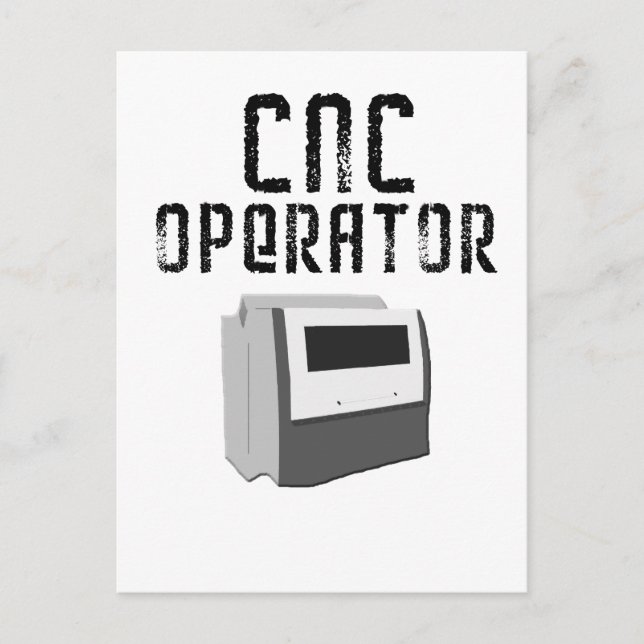 Postal Operador de CNC Tornero (Anverso)