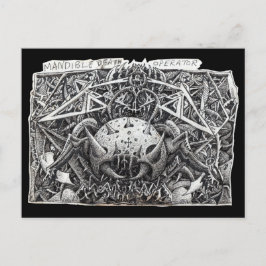 Postal Operador de Muerte Mansible, de Brian Benson Postc