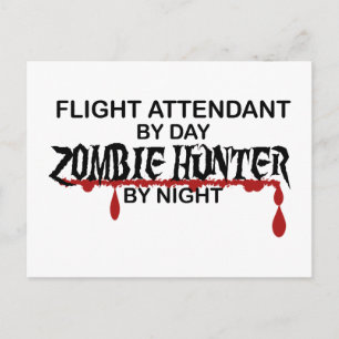 Postal Operador de vuelo Zombie Hunter