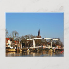 Postal Ophaalbrug in Nederland.