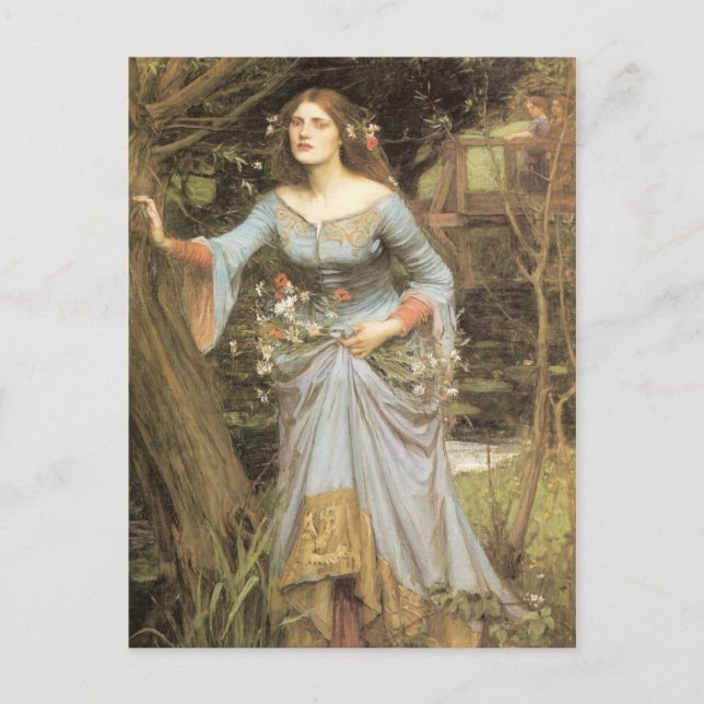 Postal Ophelia (1905) (Anverso)