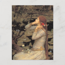 Postal Ophelia con el pelo rojo streaming