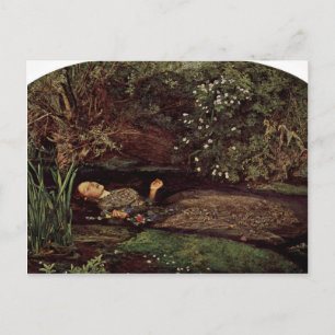 Postal Ophelia De Millais, John Everett (Mejor Calidad)