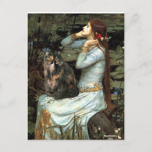 Postal Ophelia - gato calico persa