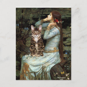 Postal Ophelia - gato del tigre de Tabby 30