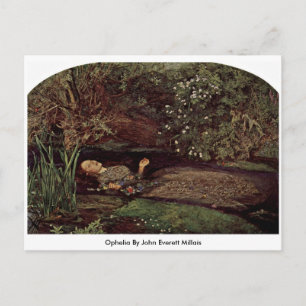 Postal Ophelia Por John Everett Millais