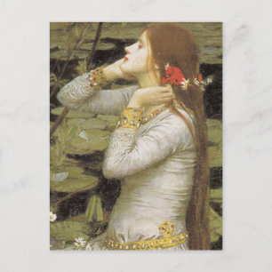 Postal OPHELiA, por John William Waterhouse, 1894