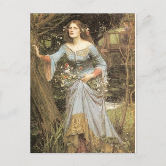 Postal Ophelia Postcard (Anverso)