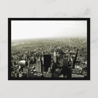 Postal Opinión B&W del estado del imperio de NYC