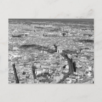 Postal Opinión blanco y negro de París