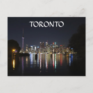 Postal Opinión de la noche de Toronto de la isla de
