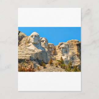 Postal Opinión de la obra clásica del monte Rushmore