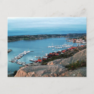 Postal Opinión del puerto de Bovallstrand