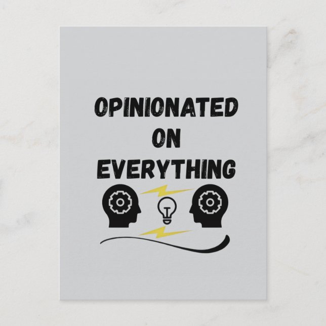 Postal Opinionado Sobre Todo (Anverso)