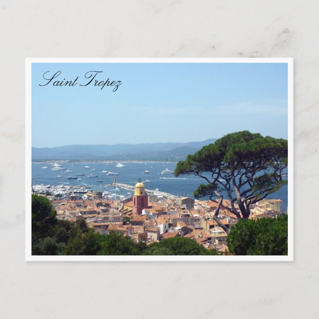 Postal opiniones de saint tropez (Anverso)