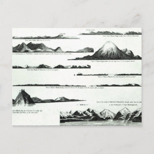 Postal Opiniones sobre la costa occidental de América, c.