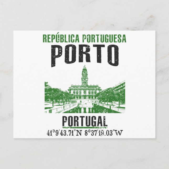Postal Oporto (Anverso)