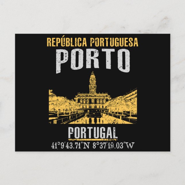 Postal Oporto (Anverso)